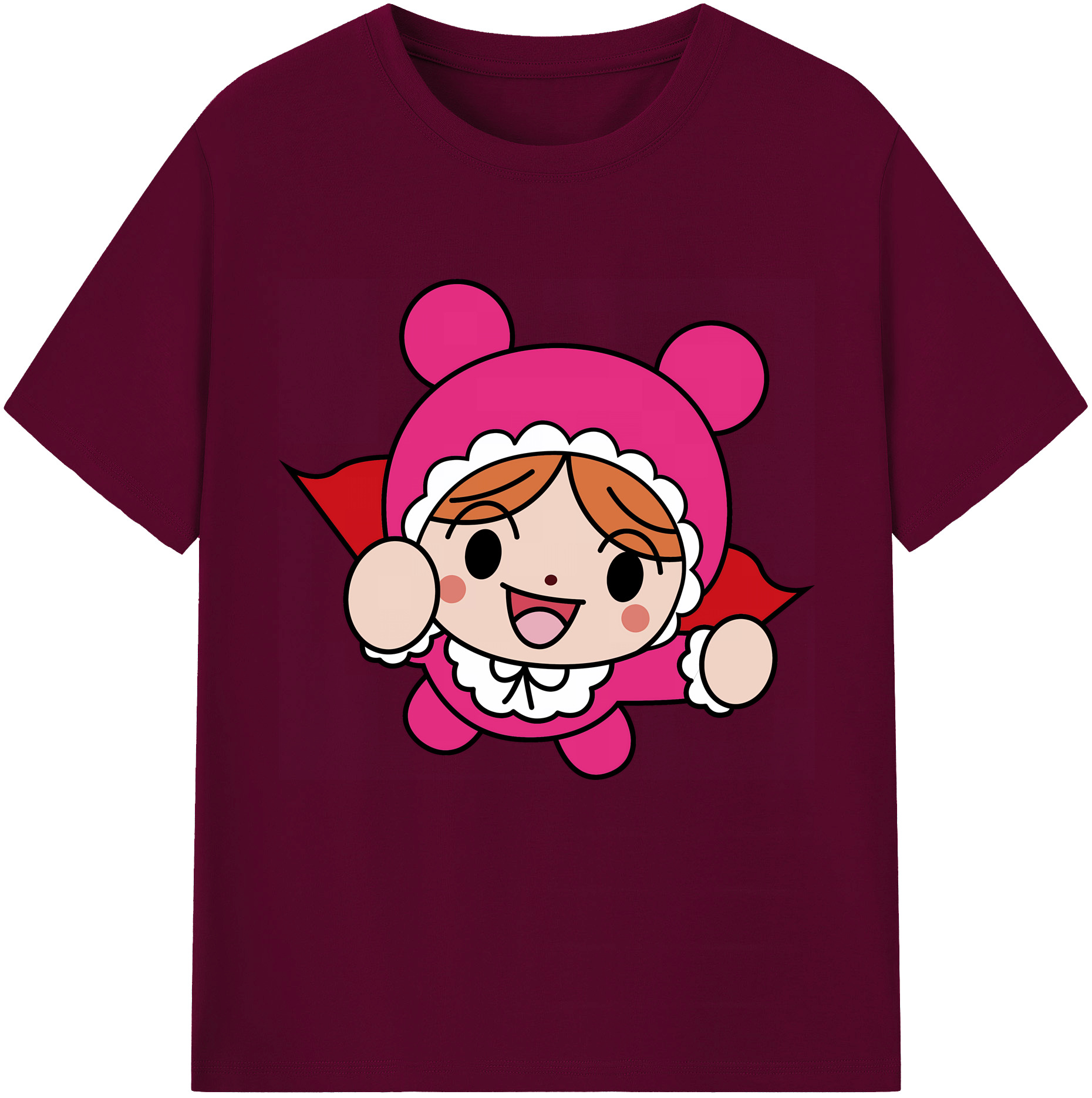 （画像用） アンパンマン Anpanman レディースカジュアルプリントTシャツ（綿100％）